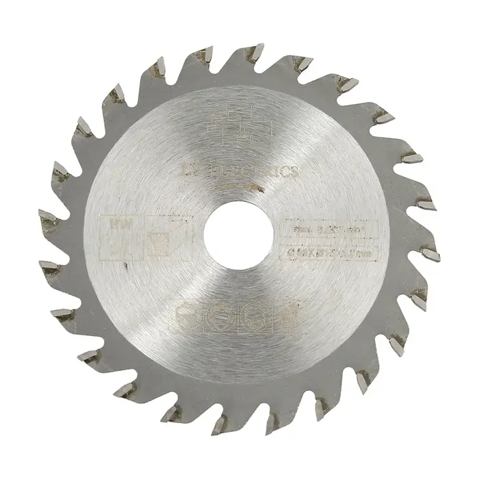 Disque de coupe circulaire en carbure cémenté 85 mm x 15 mm à 24 dents pour outil rotatif de travail du bois