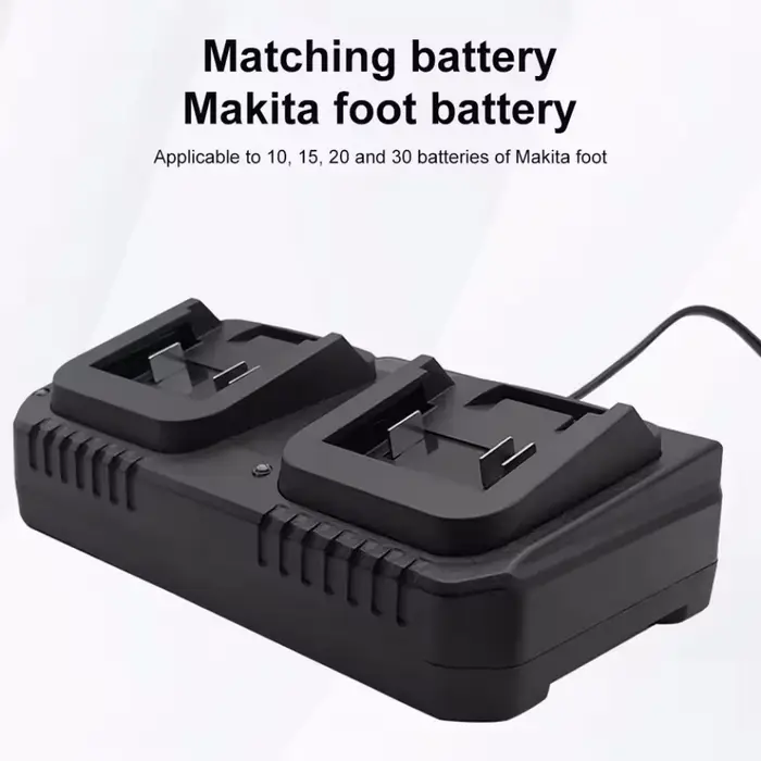 Chargeur double de batterie au Lithium