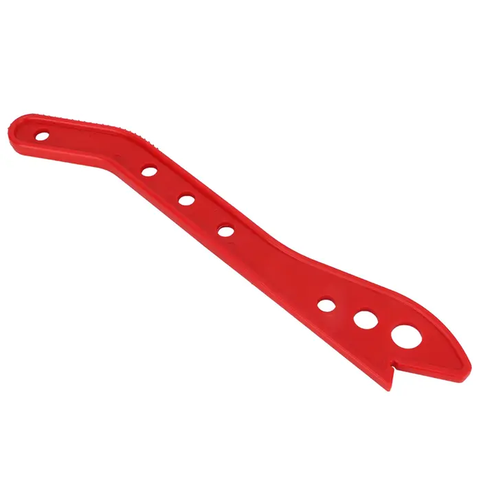 Bâton poussoir de sécurité pour scie à bois rouge