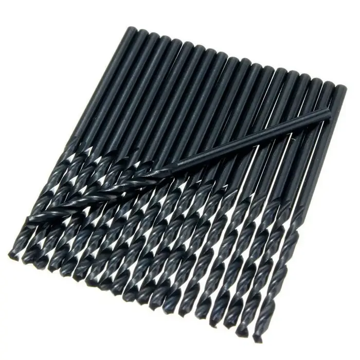 Krachtige 100 pièces foret hélicoïdal HSS outils de forage en métal forets en acier rapide 1mm 2mm 3