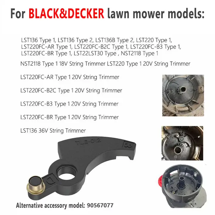 Leviers de remplacement OEM pour Black and Decker