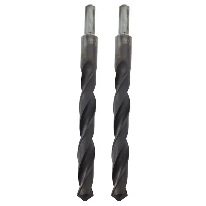 2X 14Mm réduit 1/2 pouces tige droite électrique HSS foret hélicoïdal outil
