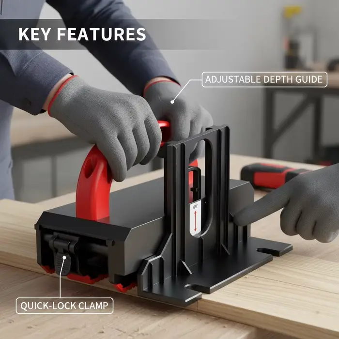 Pemedor bloc poussoir pour scie de table bloc poussoir de sécurité accessoires de travail du bois po