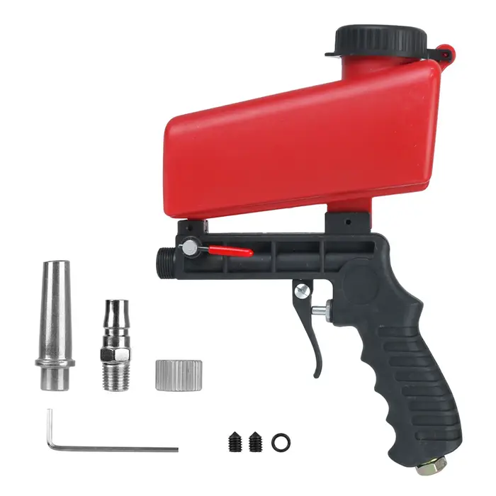 Pistolet de sablage pneumatique portatif