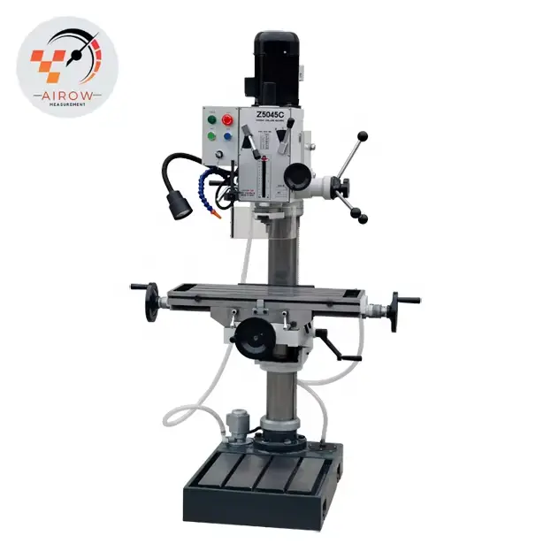 Perceuse verticale à colonne métallique Airow Z5032C/1 pour forage radial, perçage et fraisage manue