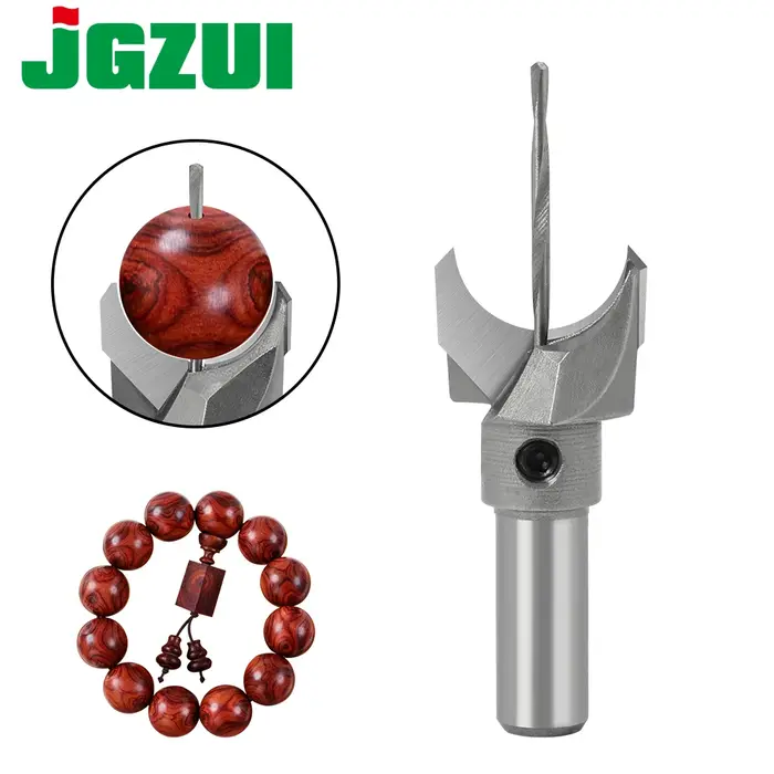 Fozhu coupe acier au tungstène Fozhu routeur Bit Fozhu petit trou rond perle coupe bois perle main c