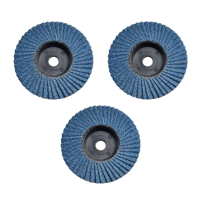 3 pièces 3 pouces disques à lamelles plates 75mm meules coupe du bois pour meuleuse d'angle disques 