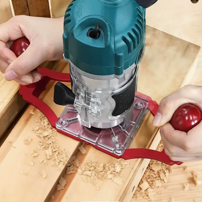 Base de défonceuse améliorée pour le travail du bois