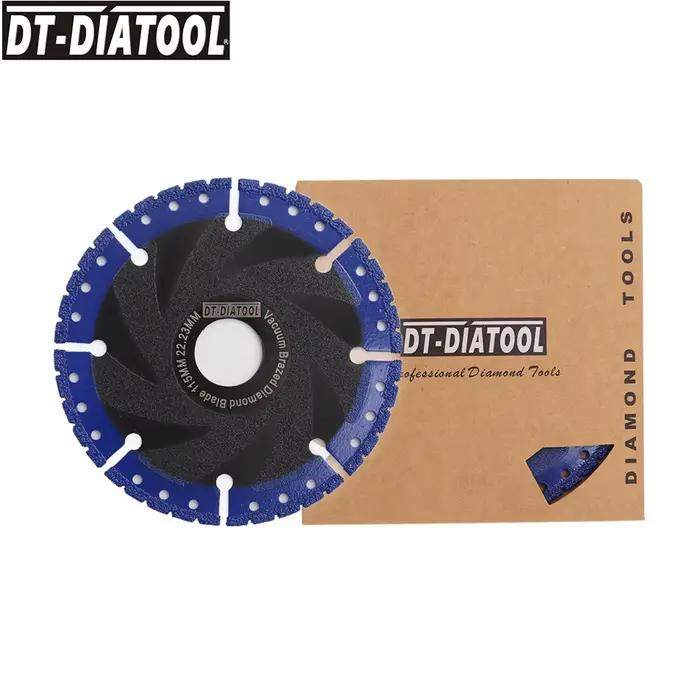 DIATOOL 1/2pcs Dia 115mm scie sphérique brasé universel disque de coupe en acier tuyau fer barre d'armature pierre dure