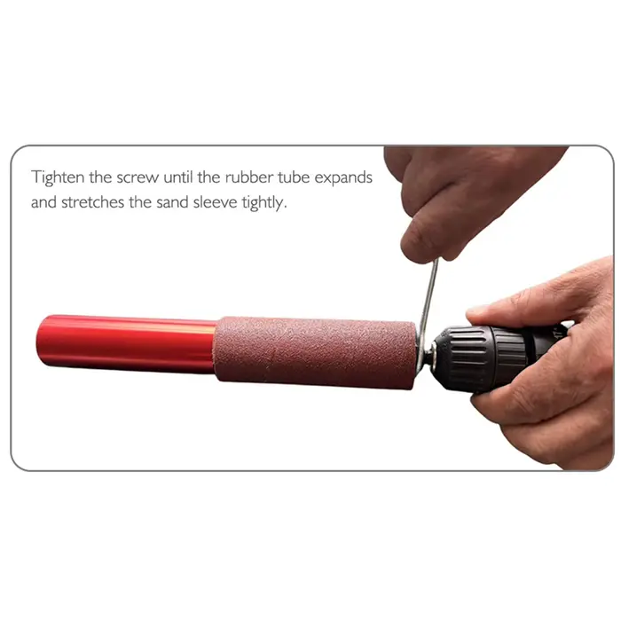 Adaptateur de ponceuse à broche 1,5 pouce, mandrin en alliage d'aluminium, kit de mandrin de ponçage pour perceuse, pour bois et métal