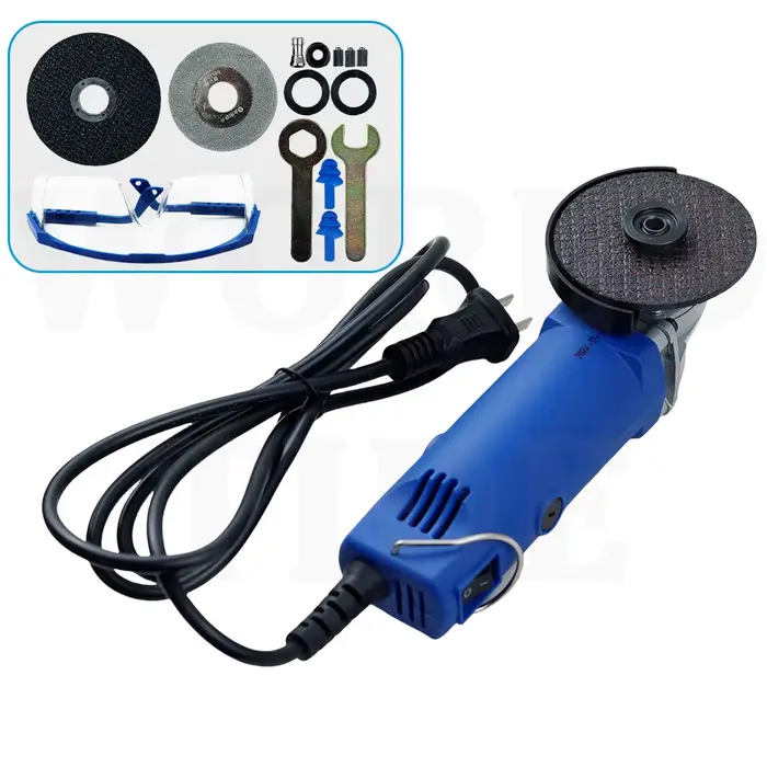 Mini Meuleuse d'Angle Électrique de 360W, Machine de Coupe et de Polissage, Multifonction Domestique
