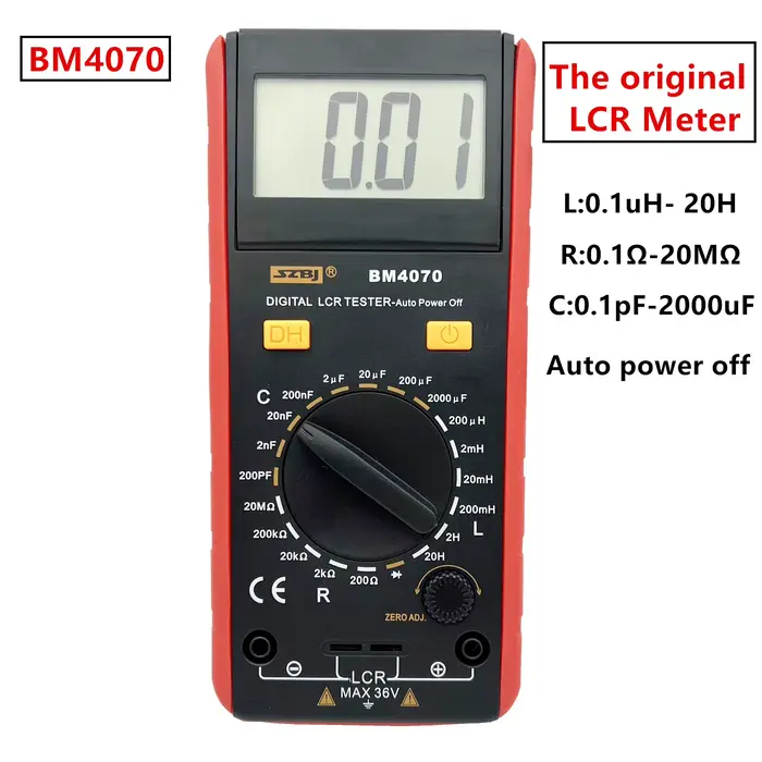 BM4070 LCR mètre LCR multimètre testeur numérique Inductance capacité résistance mètre avec écran LC