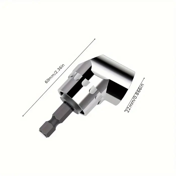Perceuse à Angle droit de 105 degrés, Extension d'angle, tournevis électrique, fixation de perceuse,