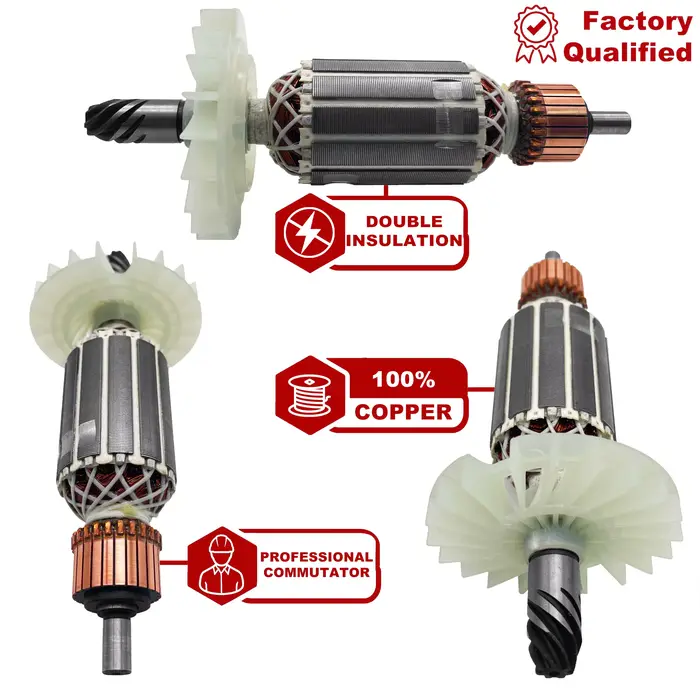 AC 220V 240V GBH3-28DRE GBH3-28DFR Induit Rotor pour BOSCH GBH4-28DFR GBH 3000 Marteau Perforateur P