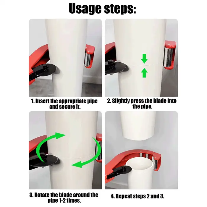 Coupe-tube double usage