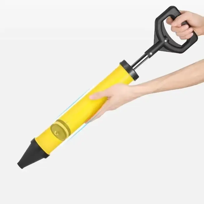 Pistolet de calfeutrage professionnel avec 4 buses