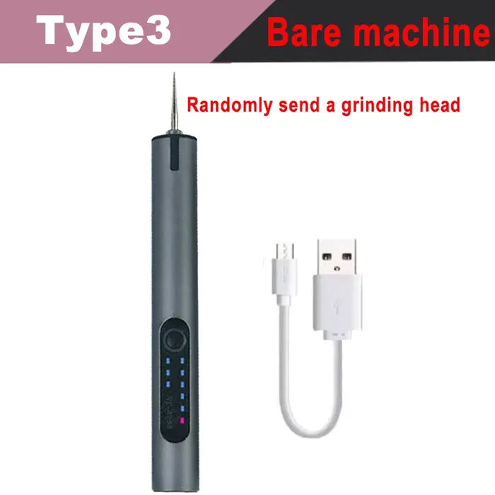 Mini-broyeur électrique sans fil, stylo à graver, broyeur sans fil avec batterie, Micro outils rotat