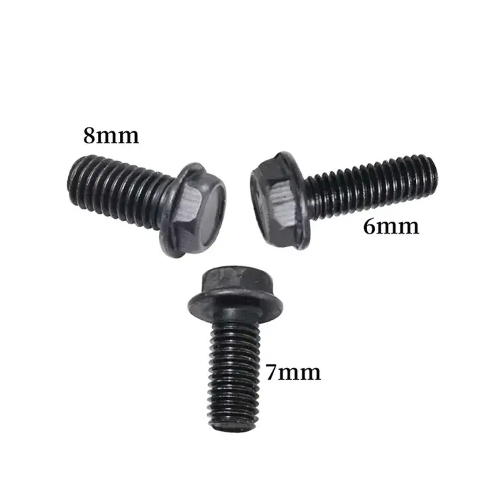 Vis à Lame de Scie M8 M7 M6 pour Machine à Découper, Filetage à Main Hexagonal 6mm/7mm/8mm, Pièces d'Outils de Haute Résistance et Dureté, 10 Pièces