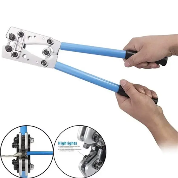 HX-50B 1/60/100 pièces outil de sertissage de câble Portable bornes professionnelles pince à sertir