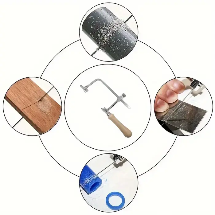 Kit de cadre de scie à bijoux avec lames
