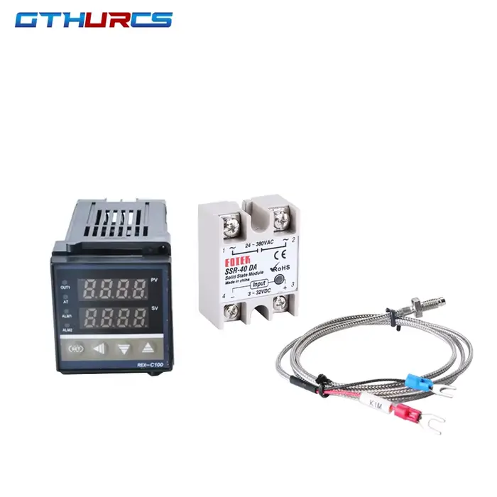 REX-C100 numérique RKC PID Thermostat régulateur de température numérique REX-C100/ 40A relais SSR/K