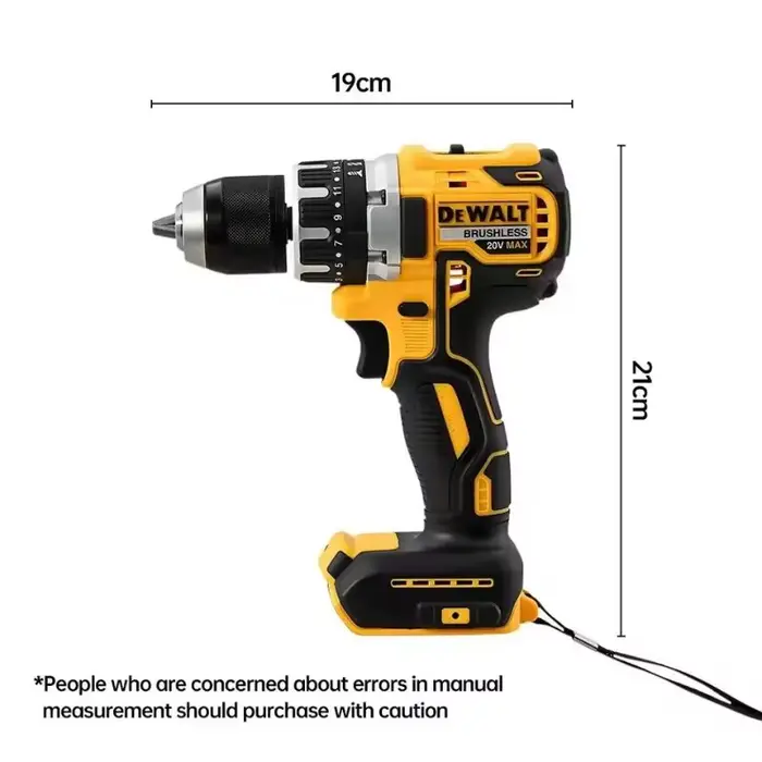 Dewalt DCD796 13mm perceuse électrique à percussion sans brosse tournevis sans fil multifonctionnel batterie Rechargeable 20V outils électriques