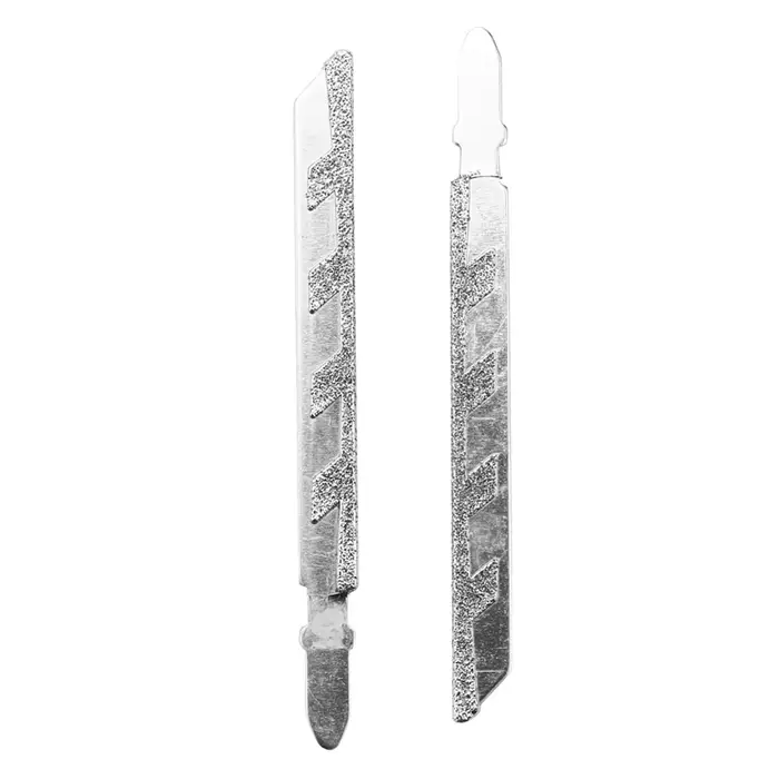 AA81-15Pcs 101Mm 4 pouces T tige lames de scie sauteuse diamant enduit jeu de lames de scie sauteuse