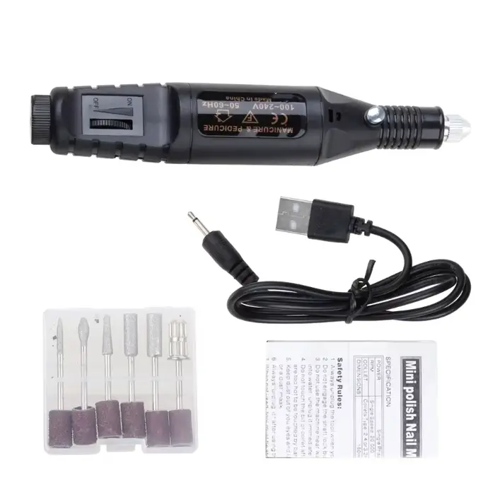 Matériel modèle d 3D, Mini ponceuse électrique alimentée par USB avec 6 têtes ponçage 896C
