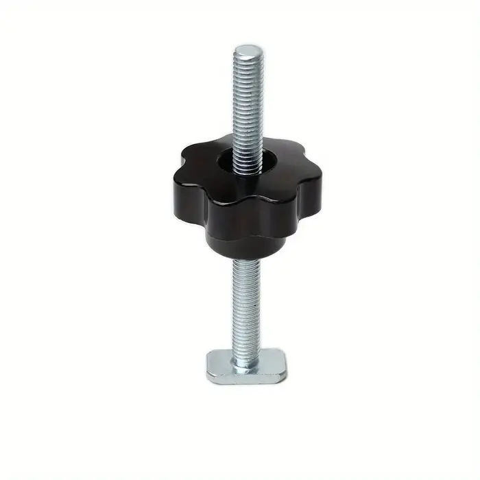 Poignée t-slot curseur onglet t-track gabarit vis fixation pour scie de Table routeur goulotte Rail 