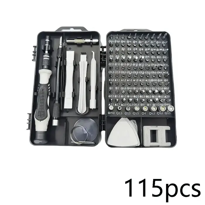 Jeu de tournevis multifonctionnels 115 en 1