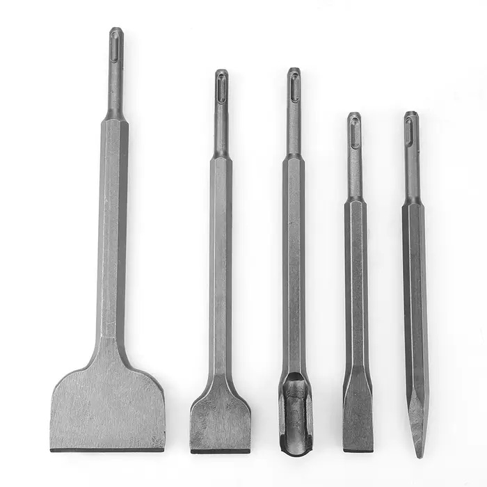 Embout de ciseau différents types SDS Plus, jeu de ciseau pour marteau rotatif électrique SDS plus, 