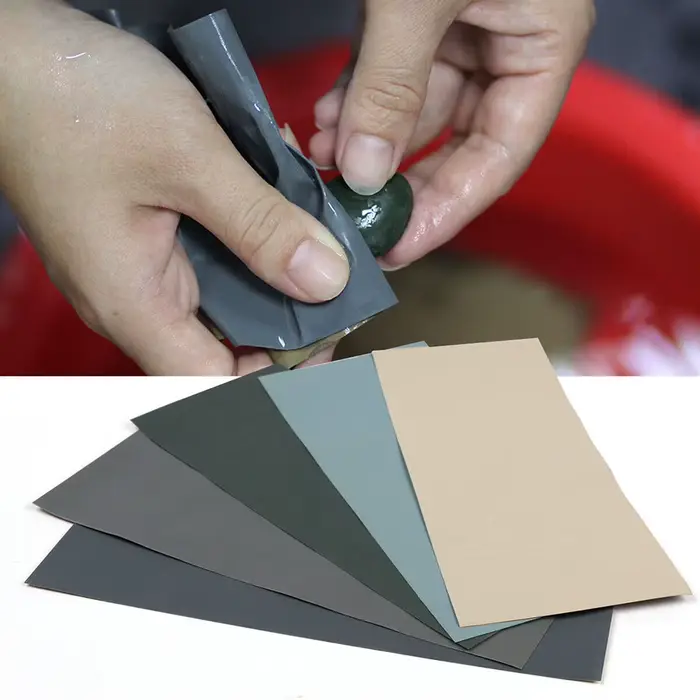 5 pièces papier de verre 2000 2500 3000 5000 7000 grains mixtes