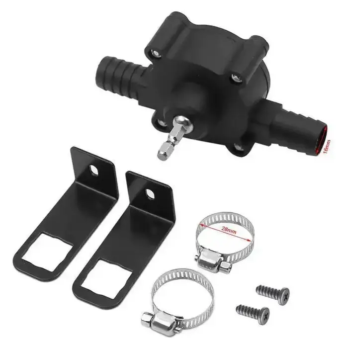 Pompe à eau électrique portable auto-amorçante pour transfert de liquides (huile, eau) pour maison, jardin et extérieur