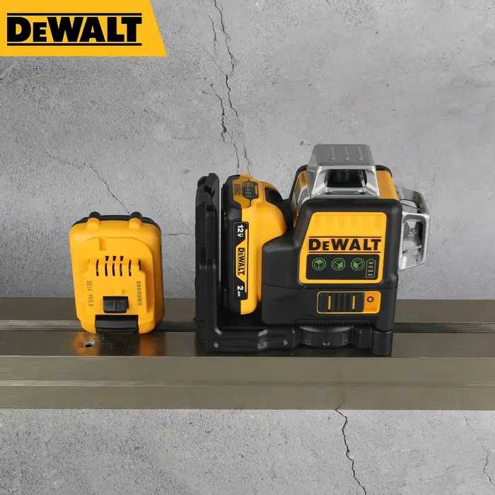 Niveau laser vert à batterie au lithium DEWALT DW089LG 2026 |   12 lignes, 3 côtés, 360 °   Horizont