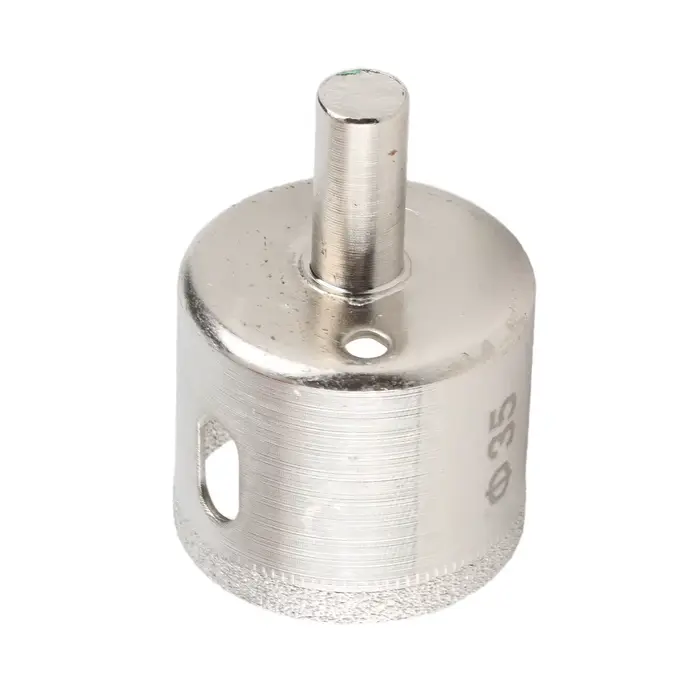 Nouveau foret à verre 35mm diamant trou scie carrelage de verre granit marbre noyau forets outils
