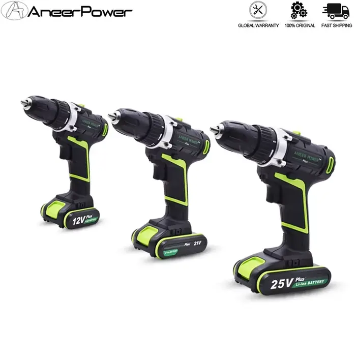Perceuse électrique manuelle 12V 21V 25V Plus