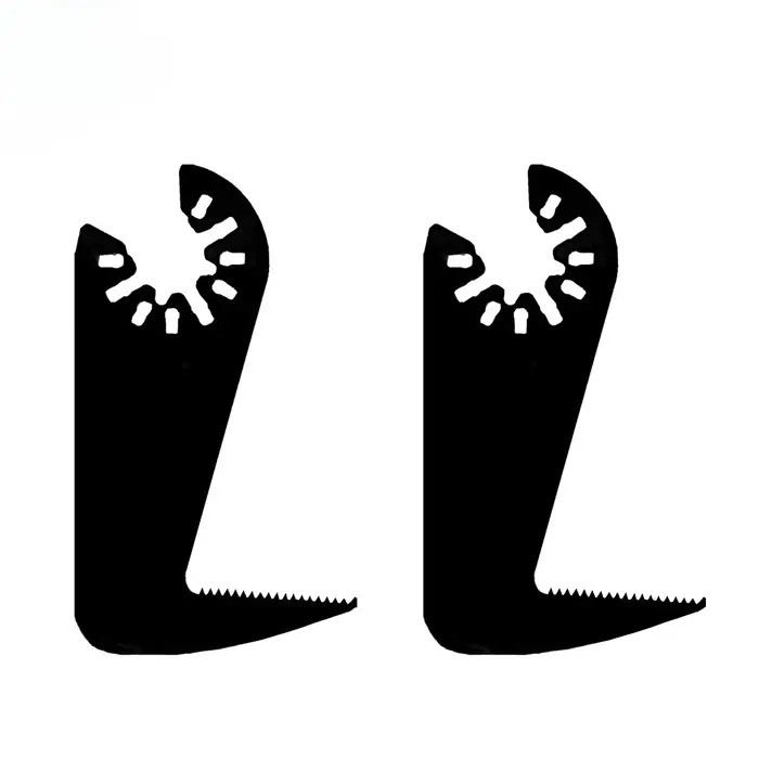 Jeu de lames oscillantes multi-outils à changement rapide, 2 pièces, pour plâtre, bois, panneaux en
