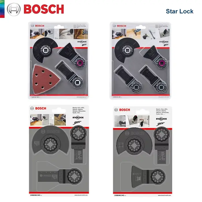 Bosch Starlock lame de scie oscillante lames multi-outils oscillantes ensemble d'accessoires