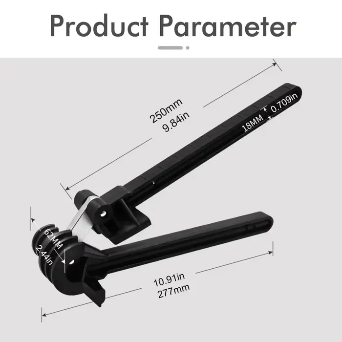 180 ° Cintreuse de tubes polyvalente 4 en 1