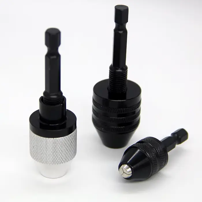 Mandrin de perceuse, tournevis sans clé, adaptateur de pilote d'impact, Micro moteur électrique, pin
