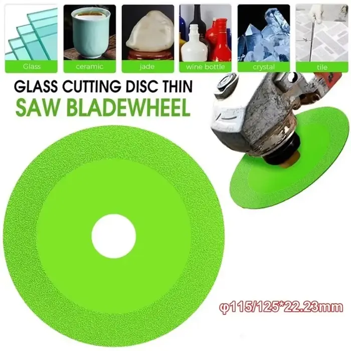 Disque de coupe en verre diamant 115/125mm
