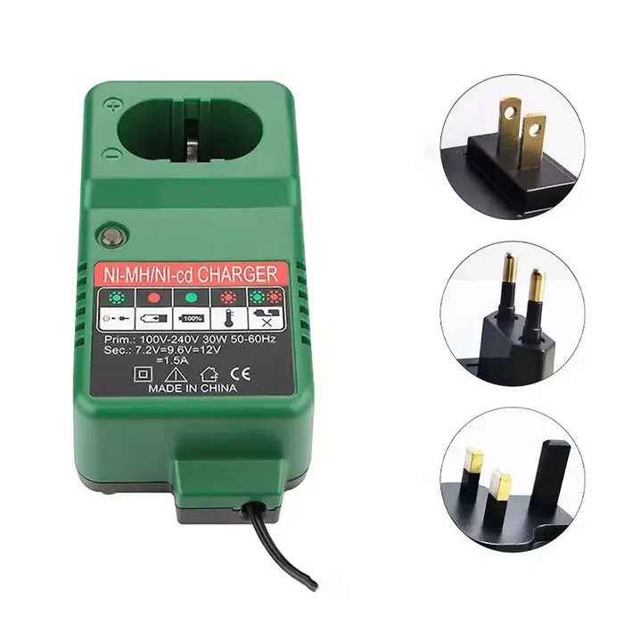 Chargeur de batterie NI-CD NI-laissée pour Makita 7.2V 9.6V 12V 14.4V 18V
