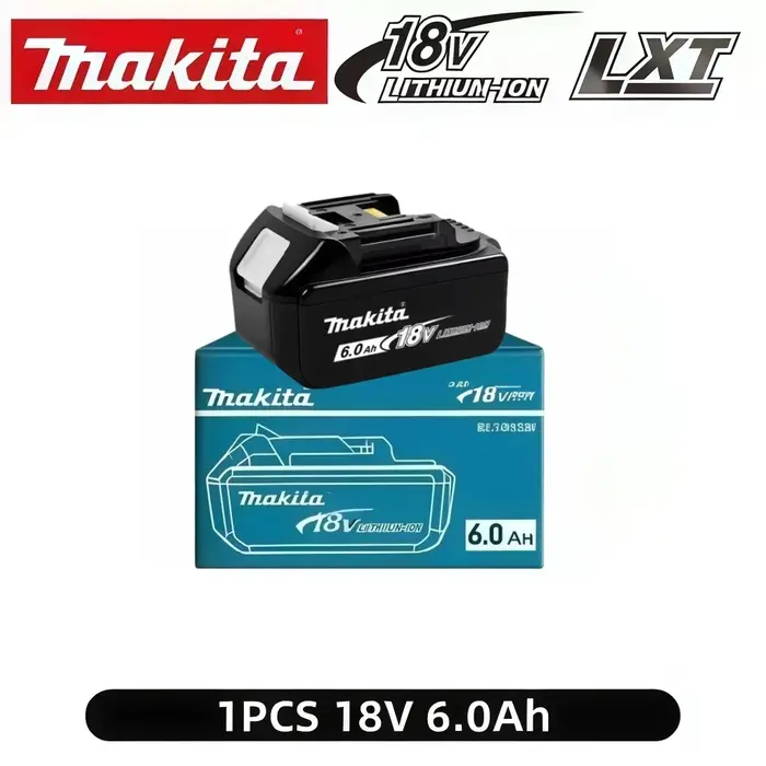 Perceuse-visseuse sans fil Makita DDF487 18V 13mm d'origine, équipée d'une batterie de remplacement 6Ah et d'un chargeur standard