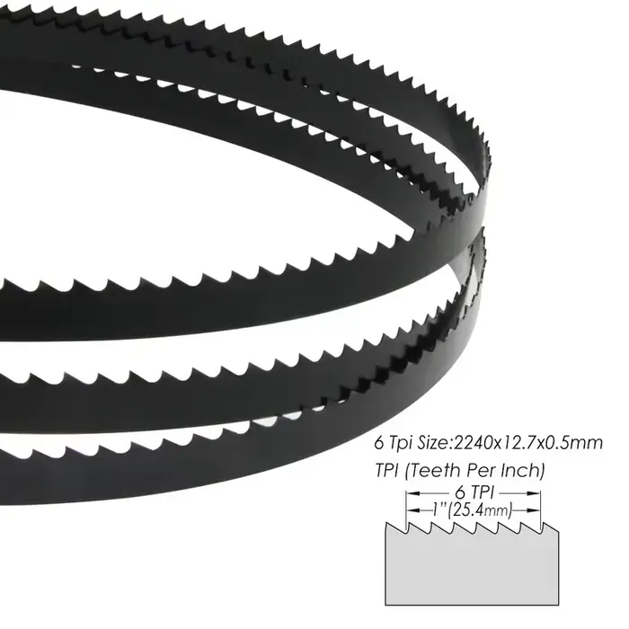 Pour Makita LB1200F Charnwood W721 12 "scie à ruban pour bois TPI 6 88-1/4" 2240mm lame