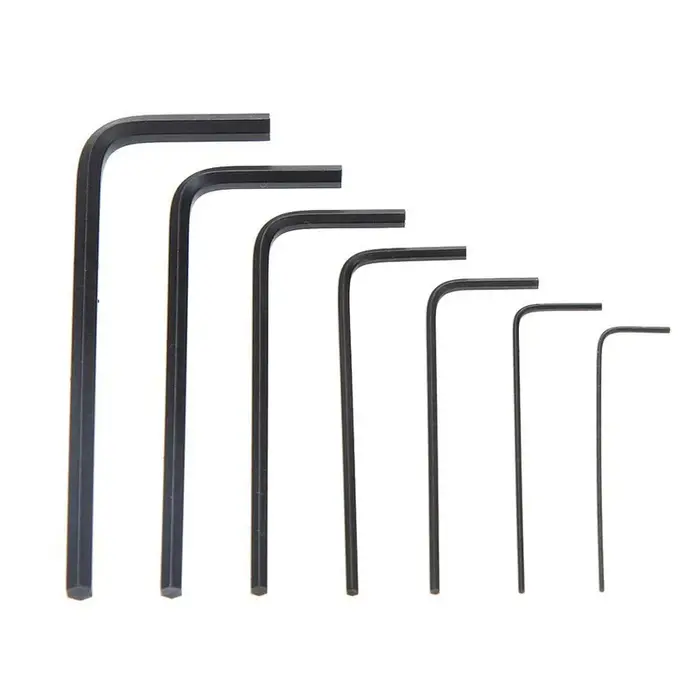 7 pièces 0.7/0.9/1.3/1.5/2/2.5/3mm clé Allen hexagonale ensemble d'outils outils de réparation de vé