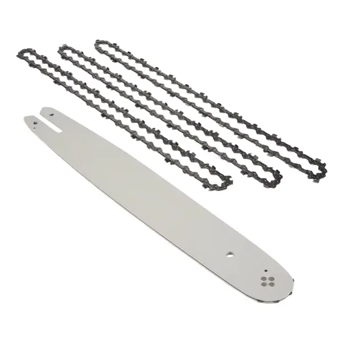 FDDT barre de guidage de scie à chaîne de 16 pouces avec 3 chaînes pour STIHL 009 012 021 E180 MS180 MS190 MS250