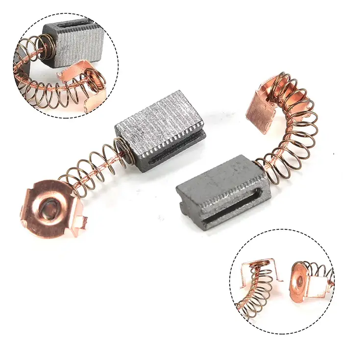 2 pièces de rechange de balais de carbone pour meuleuse d'angle Black Decker G720 CB-G720 brosse