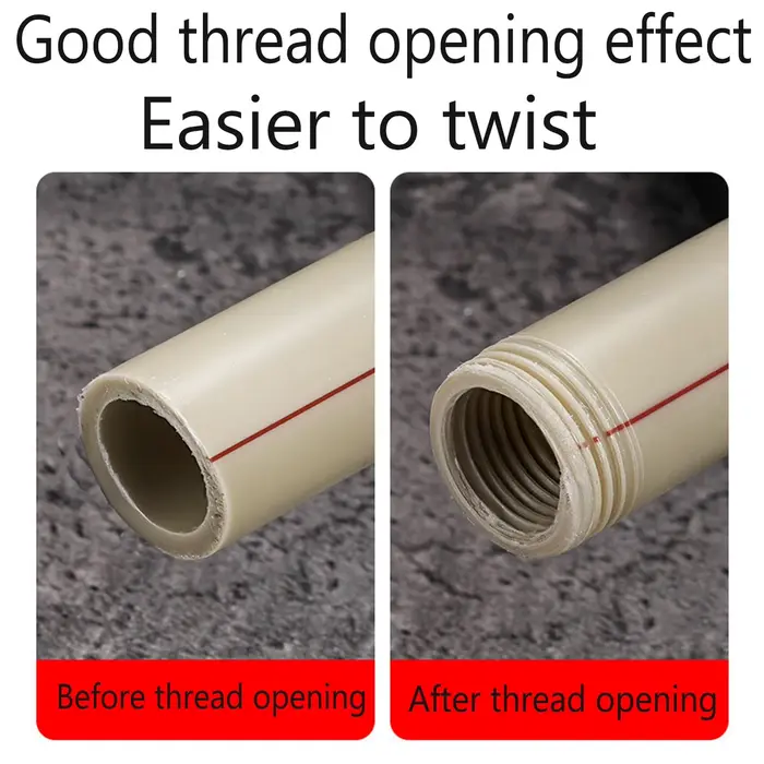 Outil de filetage de tuyaux intégré