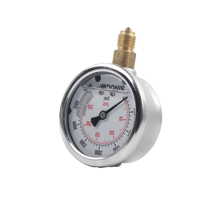 Manomètre hydraulique 25Mpa 250Bar 4000Psi Outil de mesure de la pression
