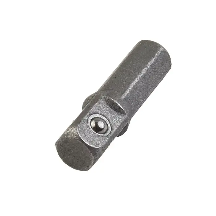 1/4 "entraînement carré à 1/4" douille à percussion à tige hexagonale + 1/4 support d'adaptateur de